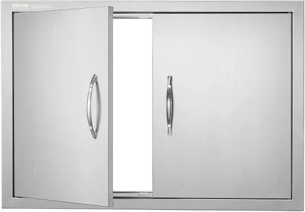 VEVOR 30 x 21 in. Double Outdoor Kitchen BBQ Access Door