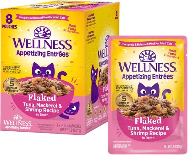 Wellness Appetizing Entrees Natural Wet Cat Food