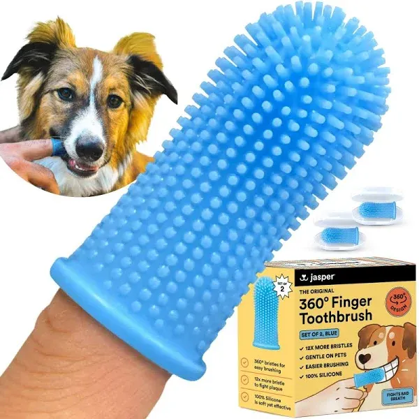 Jasper Dog Toothbrush 360o Dog Tooth Brushing Kit Cat Toothbrush