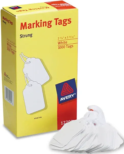 Avery White Marking Tags