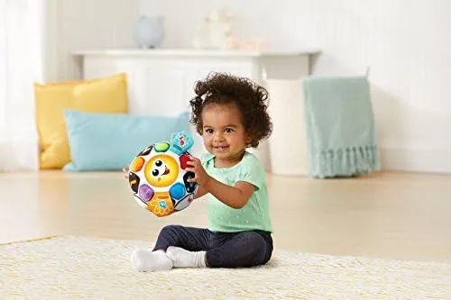 V Tech Bright Lights Soccer Ball Musical Light Up Sensory Toy 6-36 Mos. Toddler