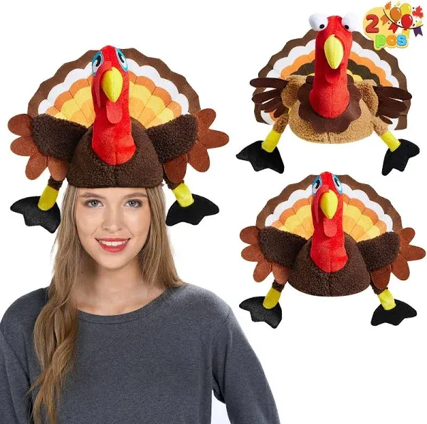 JOYIN Silly Wings Flapping Turkey Hat