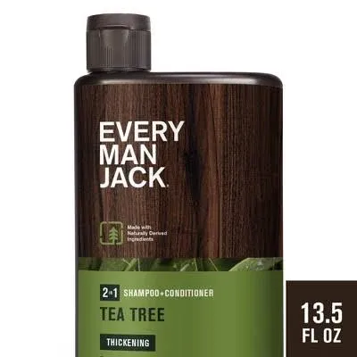 Every Man Jack Tea Tree Thickening Shampoo & Conditioner (13.5 fl oz)