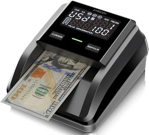 Aneken AL-139 Counterfeit Bill Detector with 2.8" Digital Screen