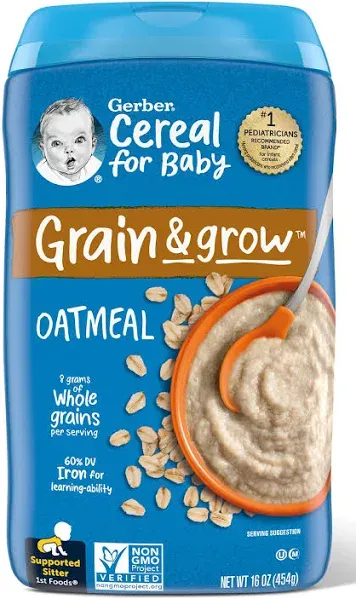 Gerber Single Grain Oatmeal Baby Cereal