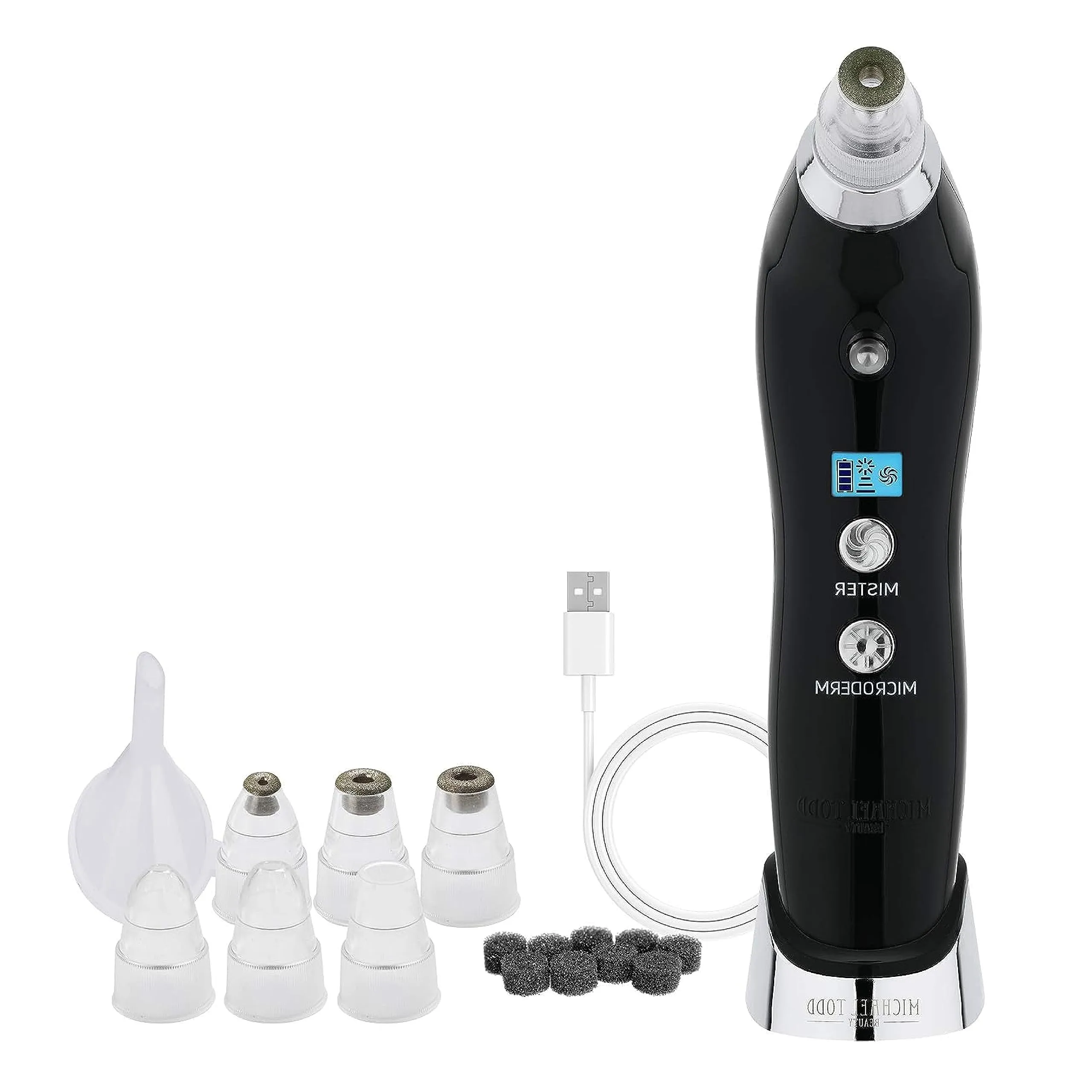 Michael Todd Beauty Sonic Refresher Wet/Dry Microdermabrasion System (White Marble)