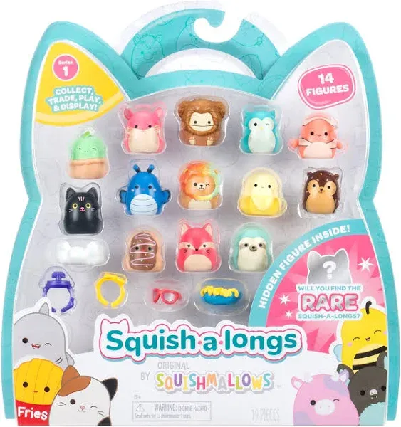 Squishmallow: Squish a longs Mini Figures Style 1 14-Pack (3cm) - Merchoid International