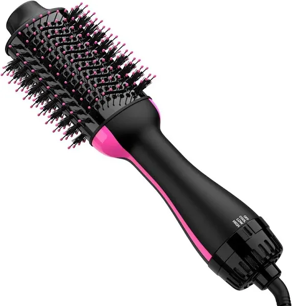 4-in-1 Styling Brush Hair Dryer Straightener