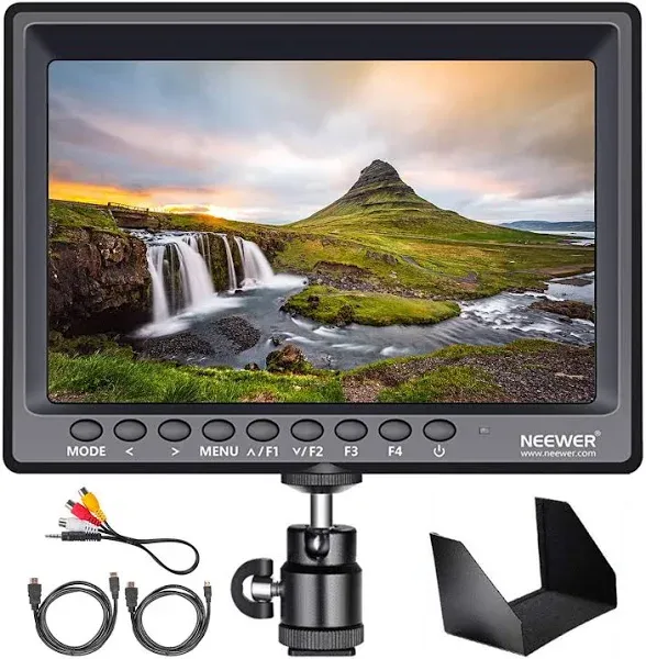 Neewer F100 7-inch 1280x800 IPS Screen Camera Field Monitor 4k  HDMI Video