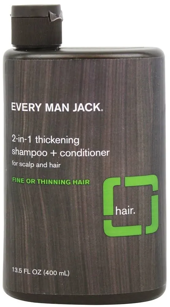 Every Man Jack 2-in-1 Tea Tree Thickening Shampoo und Conditioner, 400 ml