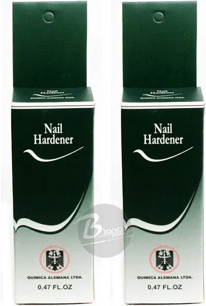 3 Bottles Quimica Alemana Nail Hardener Strengthener Polish Treatment 0.47 oz