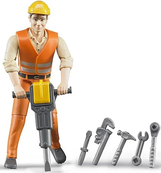 Bruder Construction Worker with Accessories