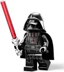 Lego Star Wars: Darth Vader Minifigure with Lightsaber and Black Cape