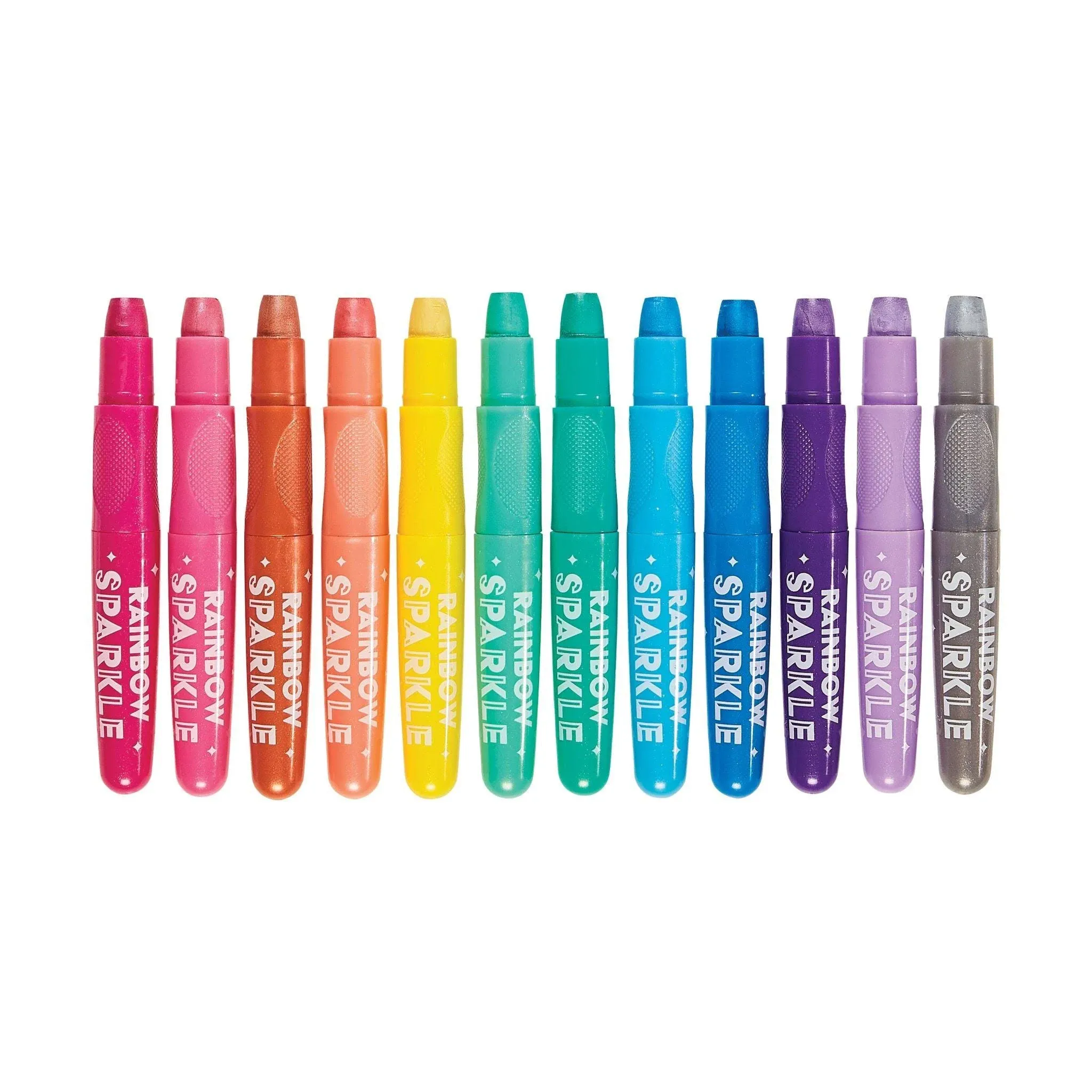 International Arrivals Sparkle Gel Crayons, Set of 12