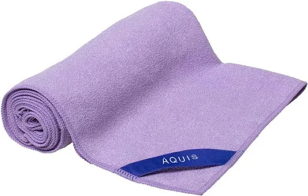 Aquis Aquitex Lisse Black Strengthens Repairs Quick Drying Hair Towel NEW