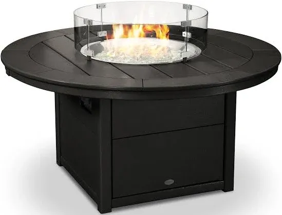 POLYWOOD Round 48" Fire Pit Table