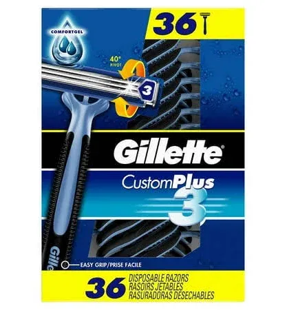 Gillette Custom Plus3 Disposable Razors