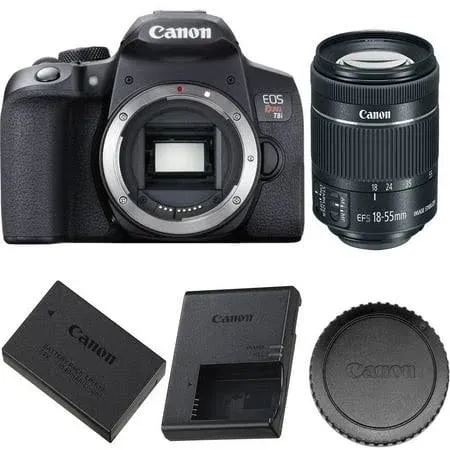 Canon EOS Rebel T8i DSLR Camera 18-55mm Lens