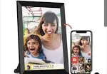 Frameo 10.1 inch Smart WiFi Digital Photo Frame 1280x800 IPS LCD Touch Screen, Auto-Rotate Portrait and Landscape, Built in 16GB Memory, Share Moments