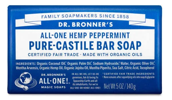 Dr Bronner's Pure Castile Bar Soap