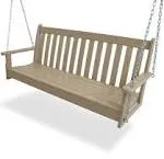 POLYWOOD 60" Vineyard Swing - Sand