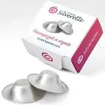 Silverette The Original Silver Nursing Cups, Silverettes Metal Nipple Covers for Breastfeeding, Nursing Pads, 925 Silver Nipple Cover Guards, Soothe