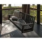 POLYWOOD 60" Vineyard Swing - Black