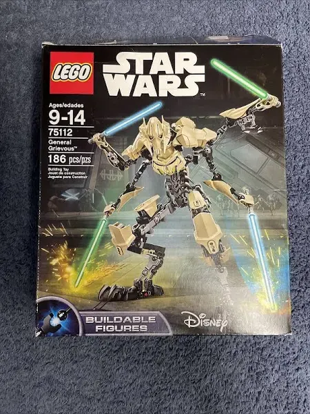 NEW LEGO Star Wars Buildable Figures 75112 General Grievous RETIRED SEALED NIB