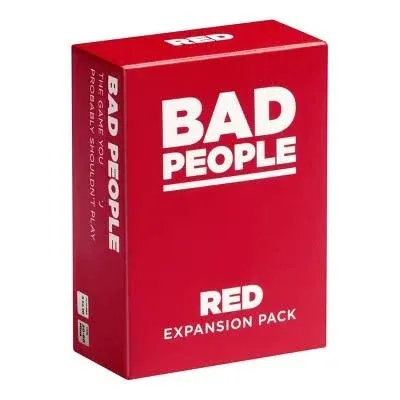 NEW! BAD PEOPLE - RED Expansion Pack (100 Question Cards) - The Party Game