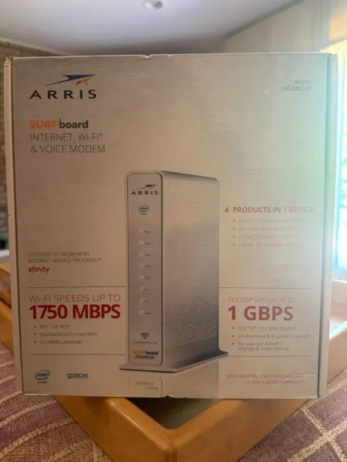 ARRIS Svg2482ac Surfboard Docsis 3.0 Cable/Voice Modem & Wi-Fi Router