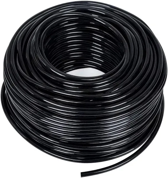 100ft 1/4 inch Blank Distribution Tubing Drip Irrigation Hose Garden Watering...