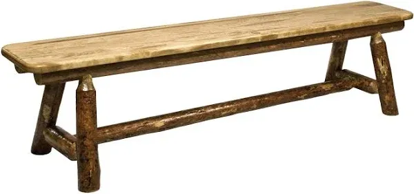 Montana Woodworks Glacier Country 6' Plank Style Bench MWGCPSB6