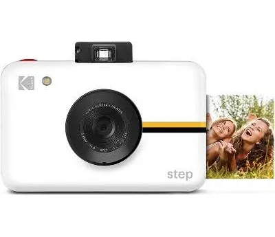 Kodak Step Digital Instant Camera with 10MP Image Sensor Zink Zero Ink Technology White