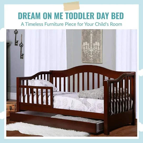 Dream On Me Toddler Day Bed, White, OS