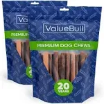 ValueBull Collagen Sticks, Beef Dog Chews, Medium 6 inch, 50 Count