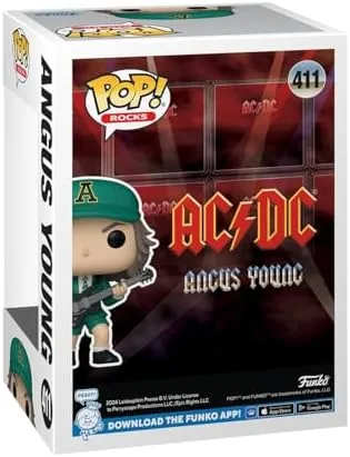 AC/DC Angus Young Green Outfit Funko Pop! Vinyl Figure #411 | The Bison Den