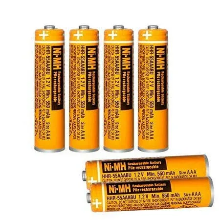 4 Pack HHR-55AAABU NI-MH Rechargeable battery for Panasonic 1.2V 550mAh AAA b...