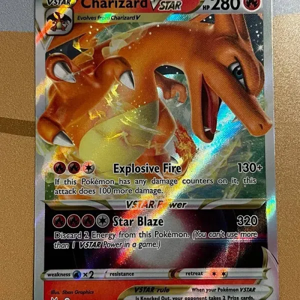 Pokemon Crown Zenith Rare Holo Charizard VSTAR