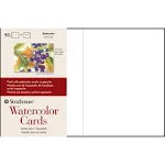 Strathmore Cards & Envelopes 5"X6.875" 50 Pkg Watercolor