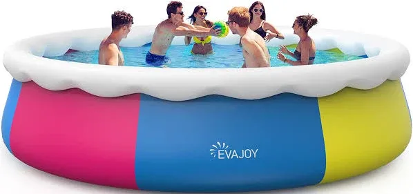 Evajoy 15ft *35in Inflatable Swimming Pool