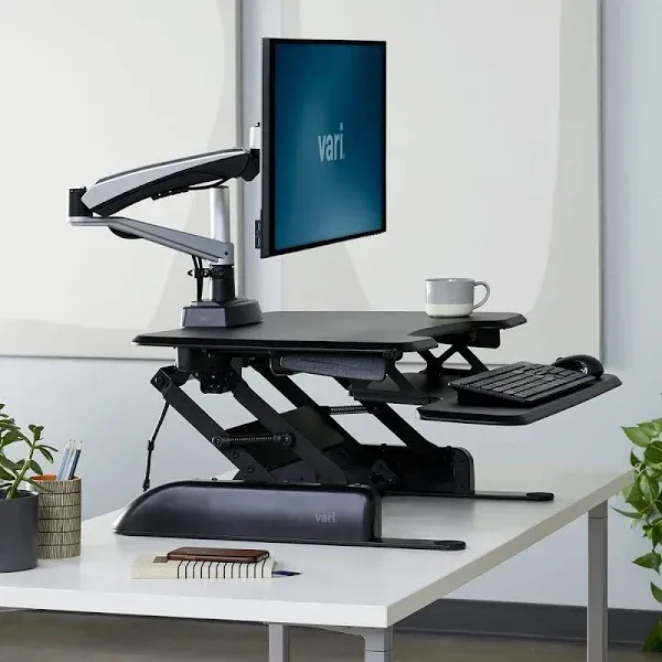 VariDesk Pro 30, Two-Tier Standing Desk Converter for Monitor