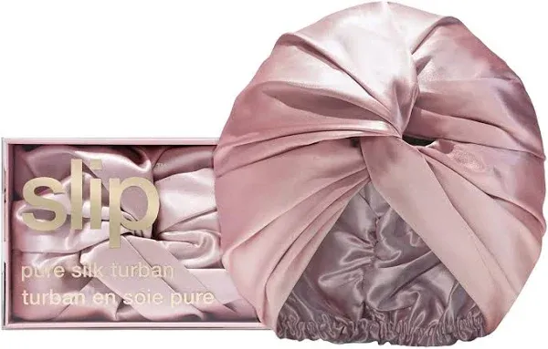 Slip - Pure Silk Turban - Pink