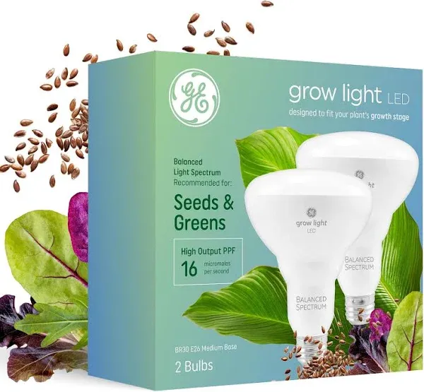 GE BR30 LED Seeds/Greens Grow Light