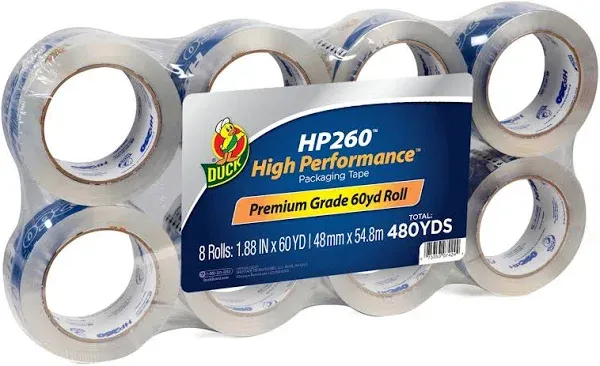 Duck HP260 Packaging Tape 1.88" x 60