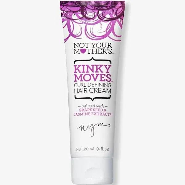 NEW Pack Of 2 Not Your Mother&#x27;s Kinky Moves Curl Defining Hair Cream 4 Fl Oz