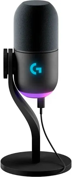 Logitech G Yeti GX Dynamic RGB Gaming Microphone with LIGHTSYNC - Black