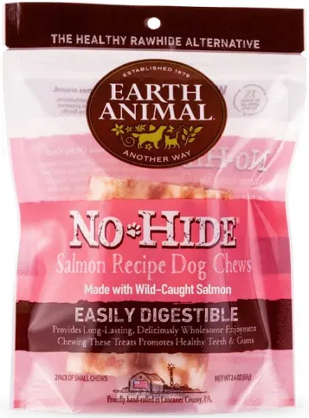 Earth Animal No Hide Salmon Dog Chews