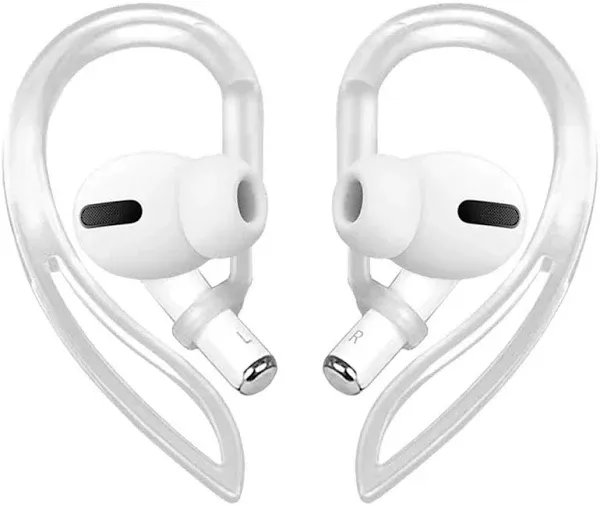 Ear Hooks Compatible with AirPods Pro 2nd Generation and AirPods Pro [Multi-Dimensional Adjustable] Accessories Compatible with Apple AirPods 3 2 1 Gen(Transparent)