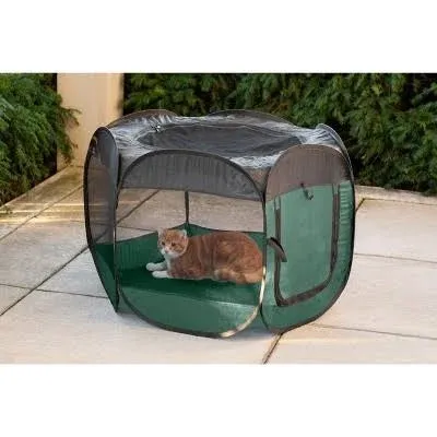 Furhaven Pet Pop Up Playpen Tent Playground