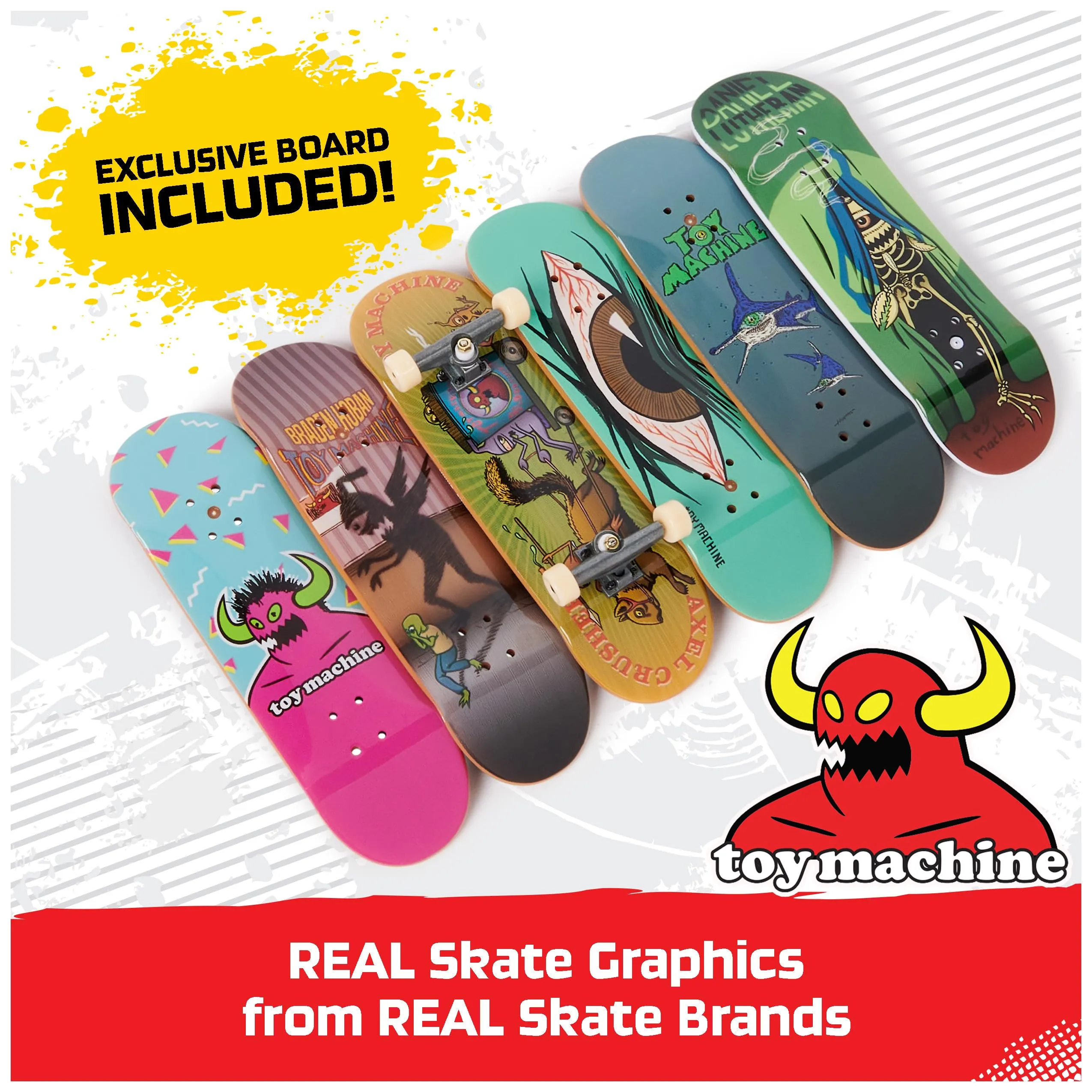 , Toy Machine Sk8shop Fingerboard Bonus Pack